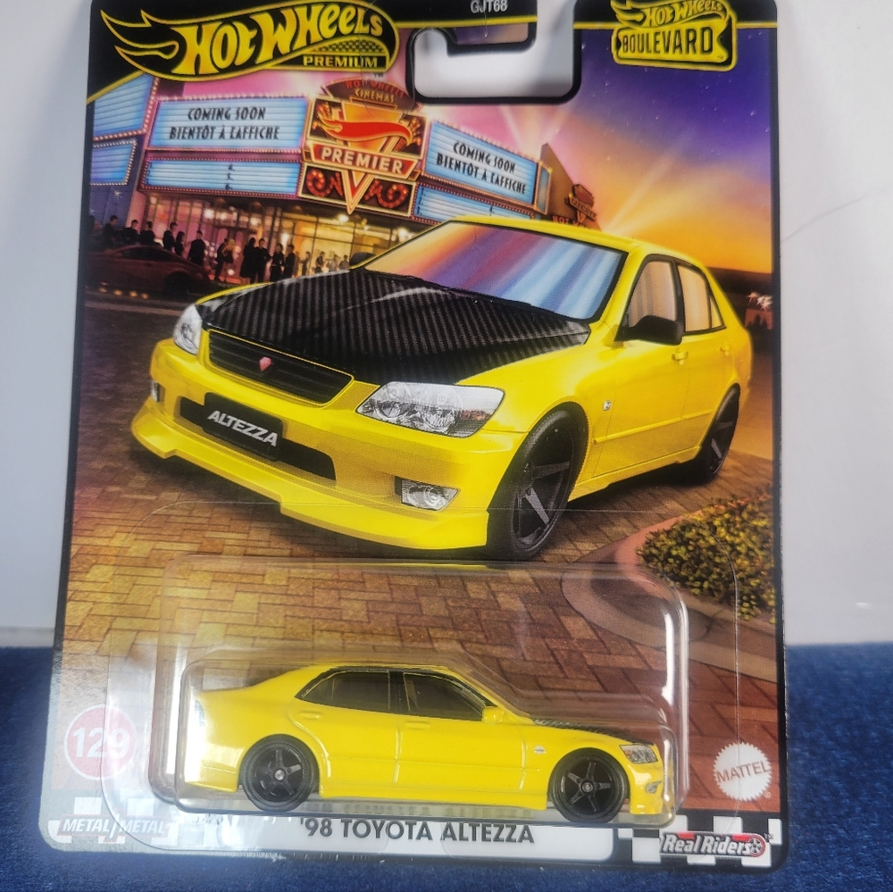 Hot Wheels Premium Toyota Altezza - Yellow